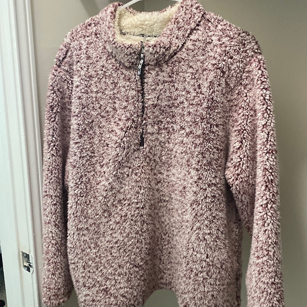 Time and Tru Sherpa Quarter Zip Pullover Sz 2X